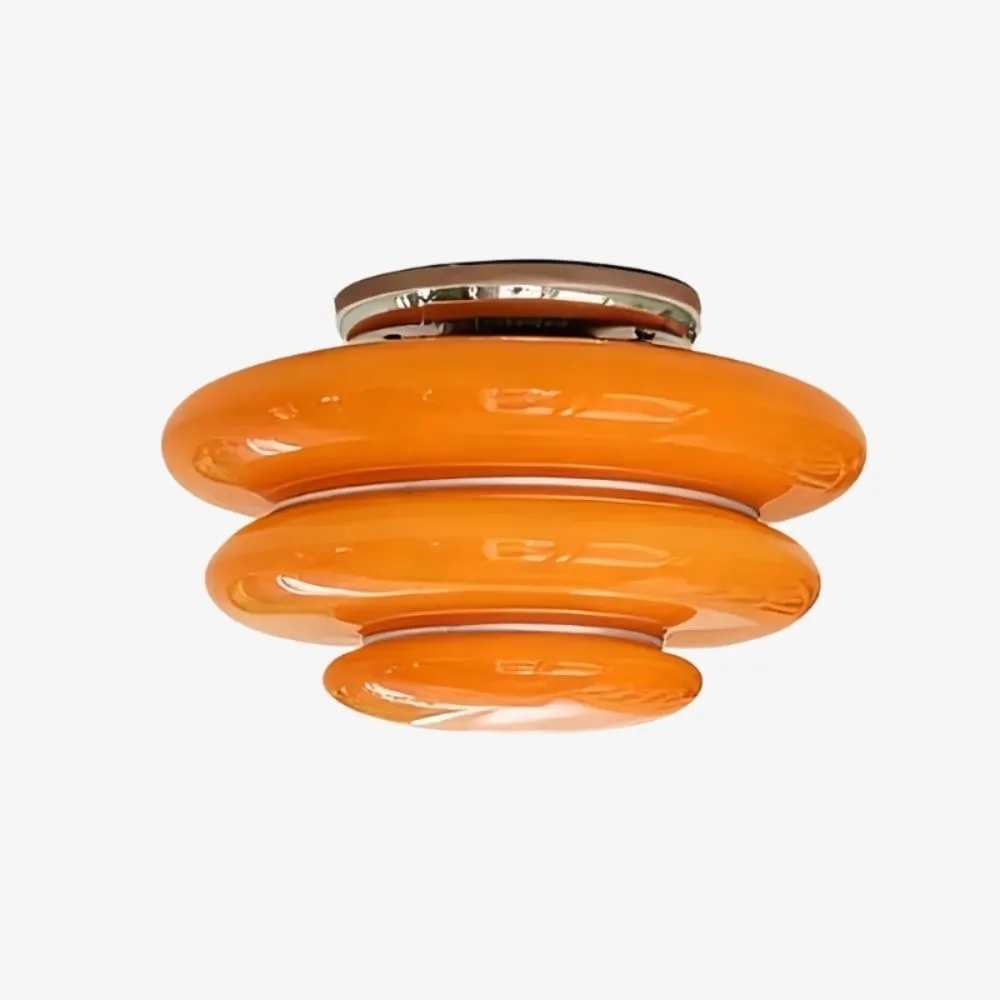 Cirren Layered Glass Ceiling Light - Artistic Sculptural Design Ceiling Lamp for Dining Area KL2126