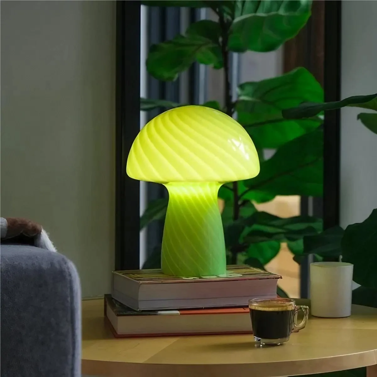 Modern Design Stained Glass Mushroom Lamp KL35