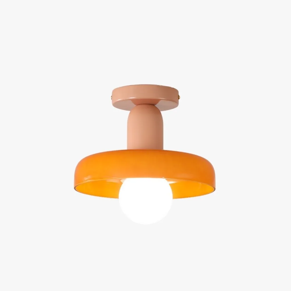 Bauhaus Macaron Glass Disc Ball Ceiling Light KL919