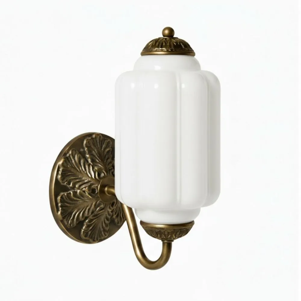 Vintage Glass Candlestick Eloise Wall Sconce KL740