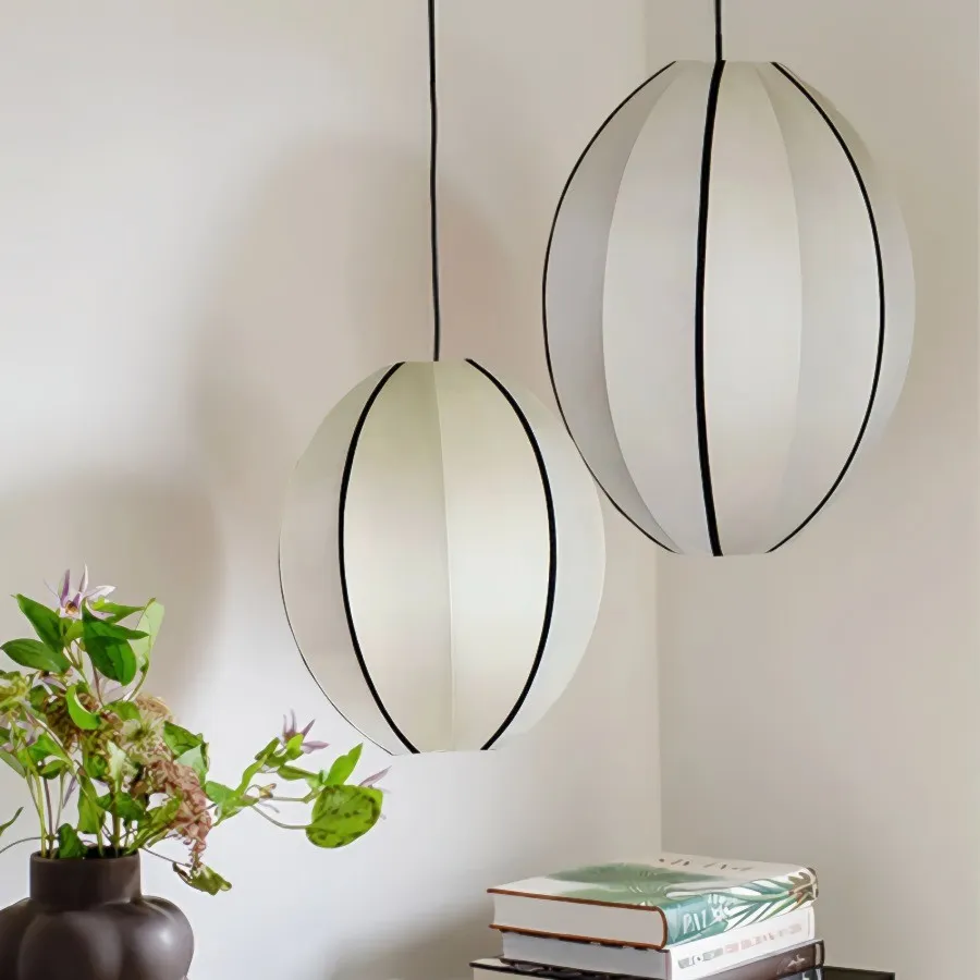 Classic Ribbon Fabric Pendant Light KL154