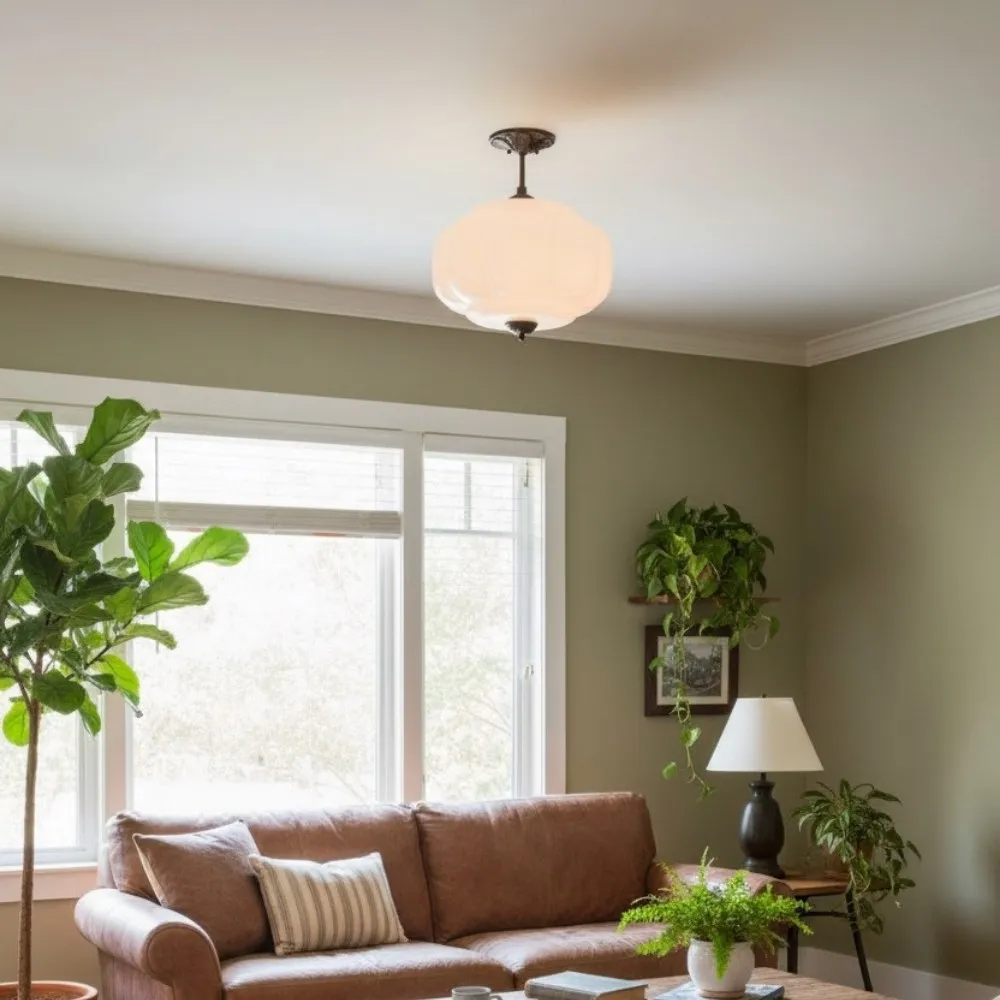 Retro Glass Eloise Pendant Light For Kitchen Island KL801