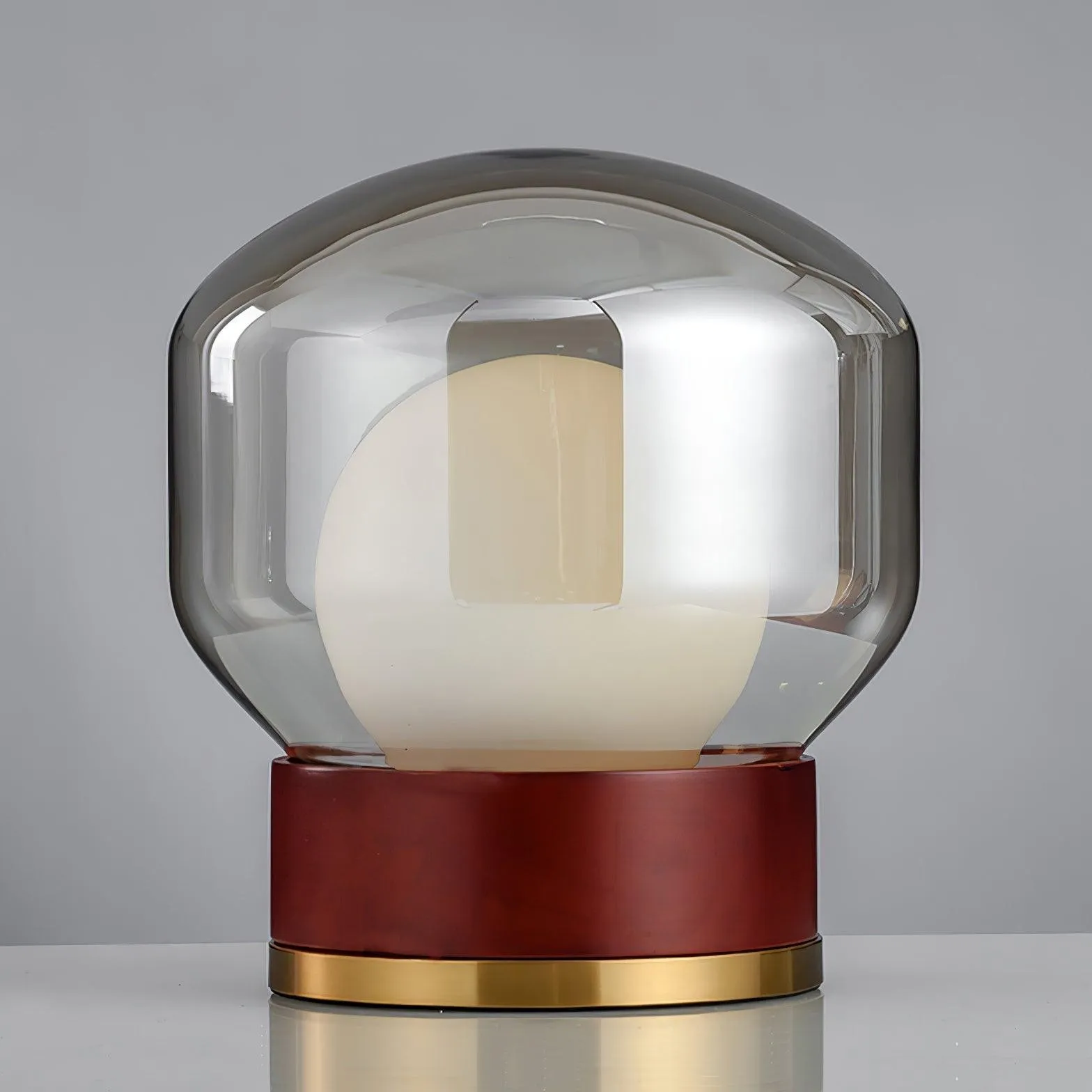 Simple Creative Wood Orb Table Lamp KL615