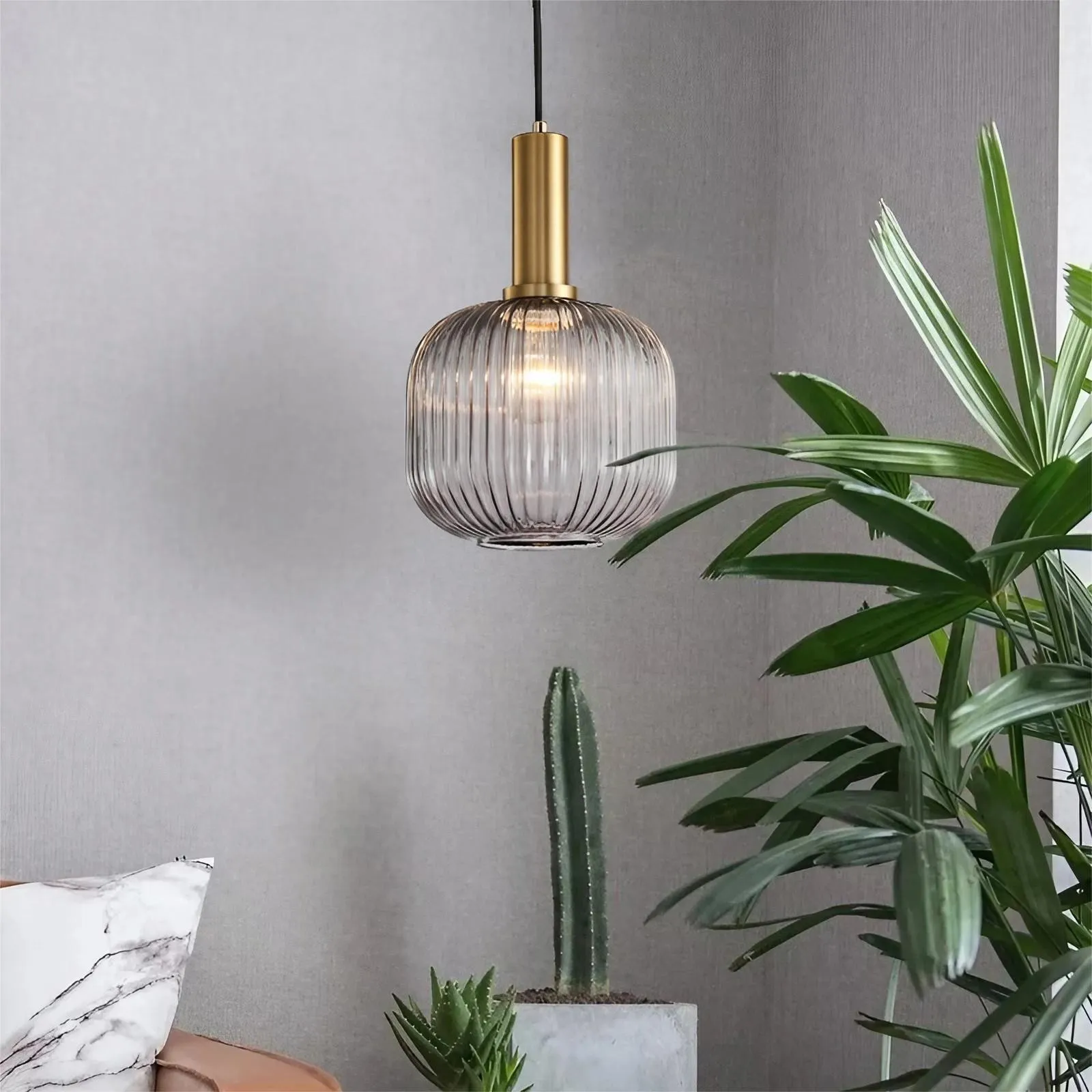 Vintage Design Stained Glass Pendant Light KL48