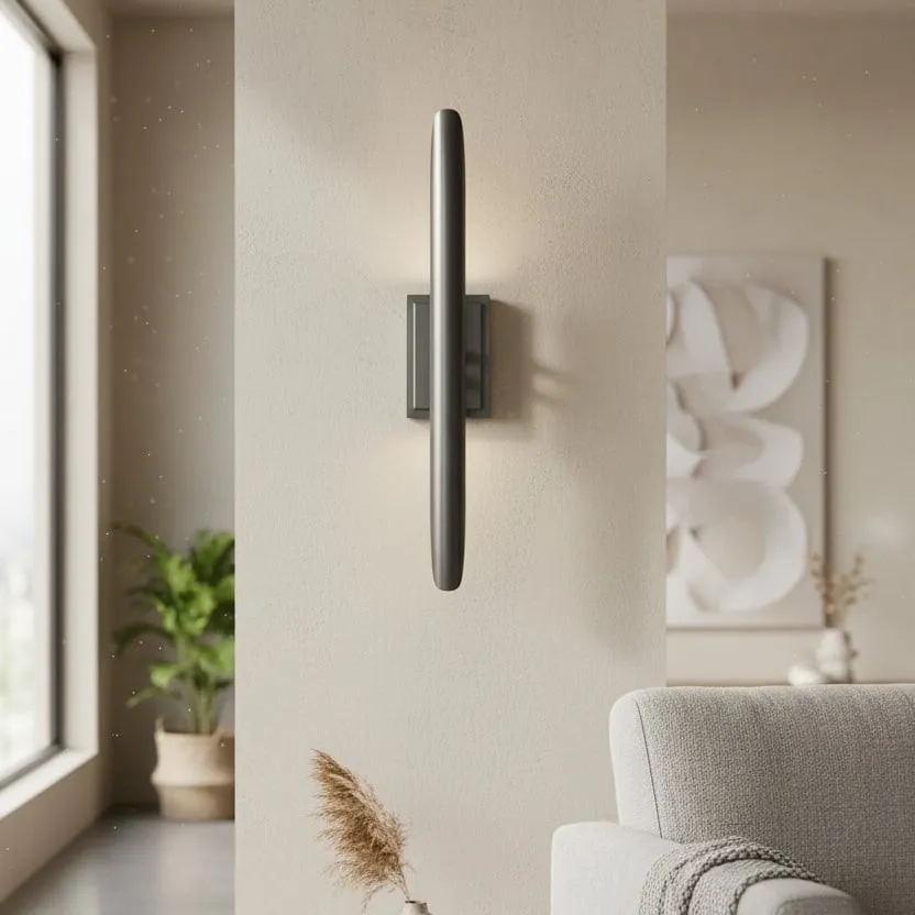 Modo Wall Sconce Minimalist Metal Frame - Contemporary Design for Bedroom, Entryway and Office KL1657
