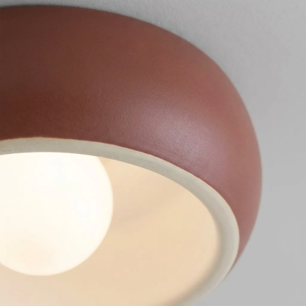 Aurelox Round Flush Mount Ceiling Light - Geometric Fixture for  Contemporary Indoor KL2294