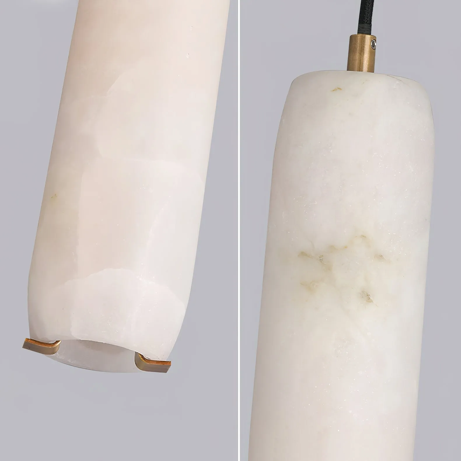 Alabaster Flute Wall Lamp D437
