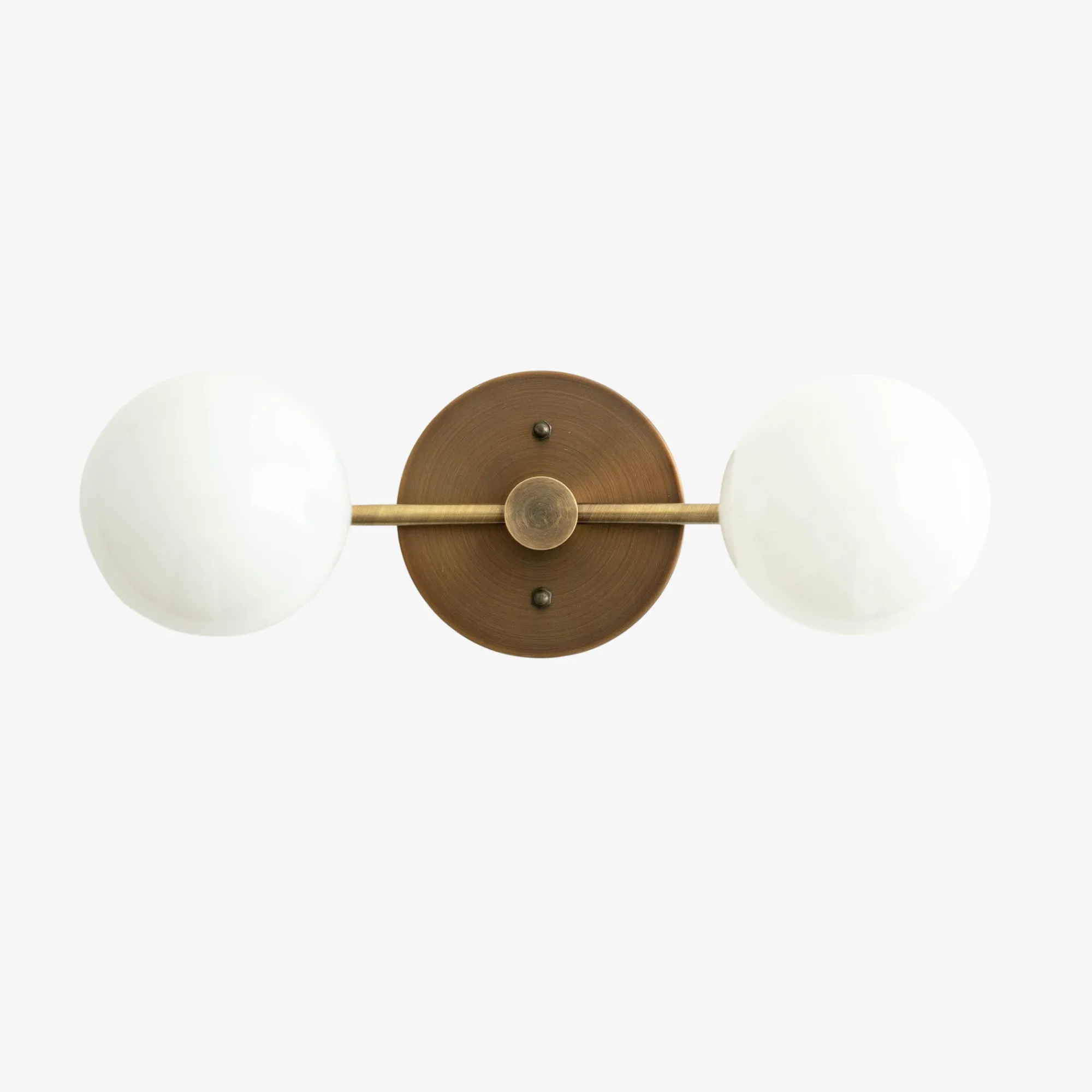 Glorica Glass Vanity Light - Modern Brass Wall Sconce for Bathroom Style KL1422
