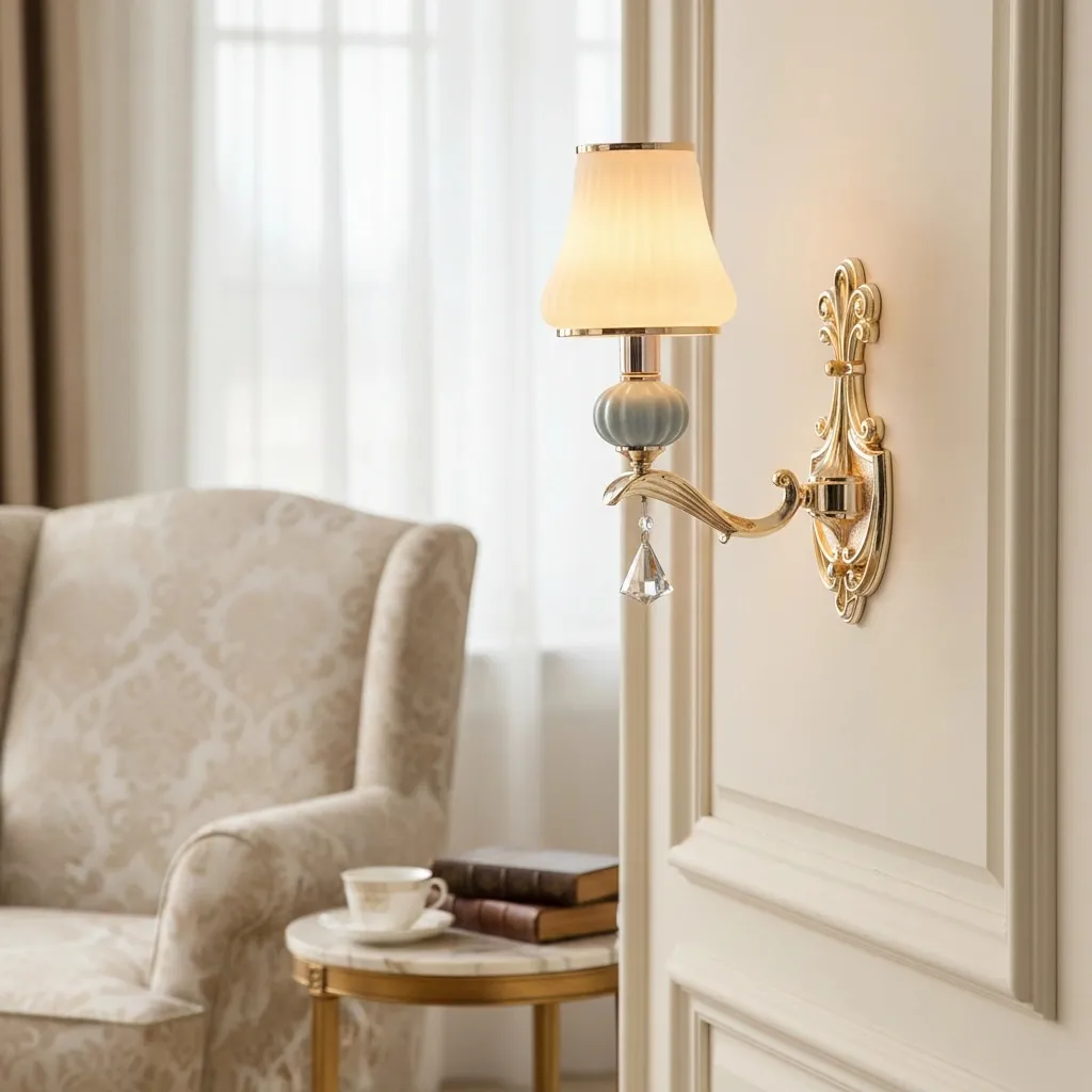 Sylvion Artistic Minimalist Wall Lamp - Sculptural Bedroom and Restaurant Wall Sconce Lighting KL2281
