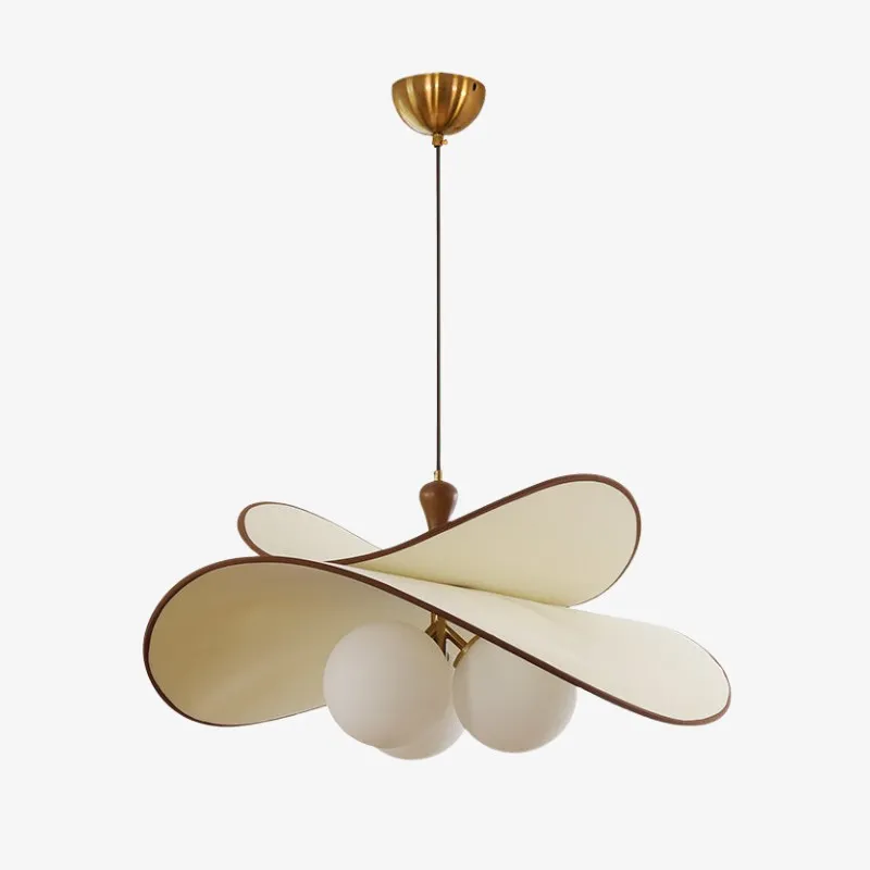 Orrise Floating Glass Globe Pendant with Metal Accents - Modern Minimalist lights for Kitchen and Dining Rooms KL2124