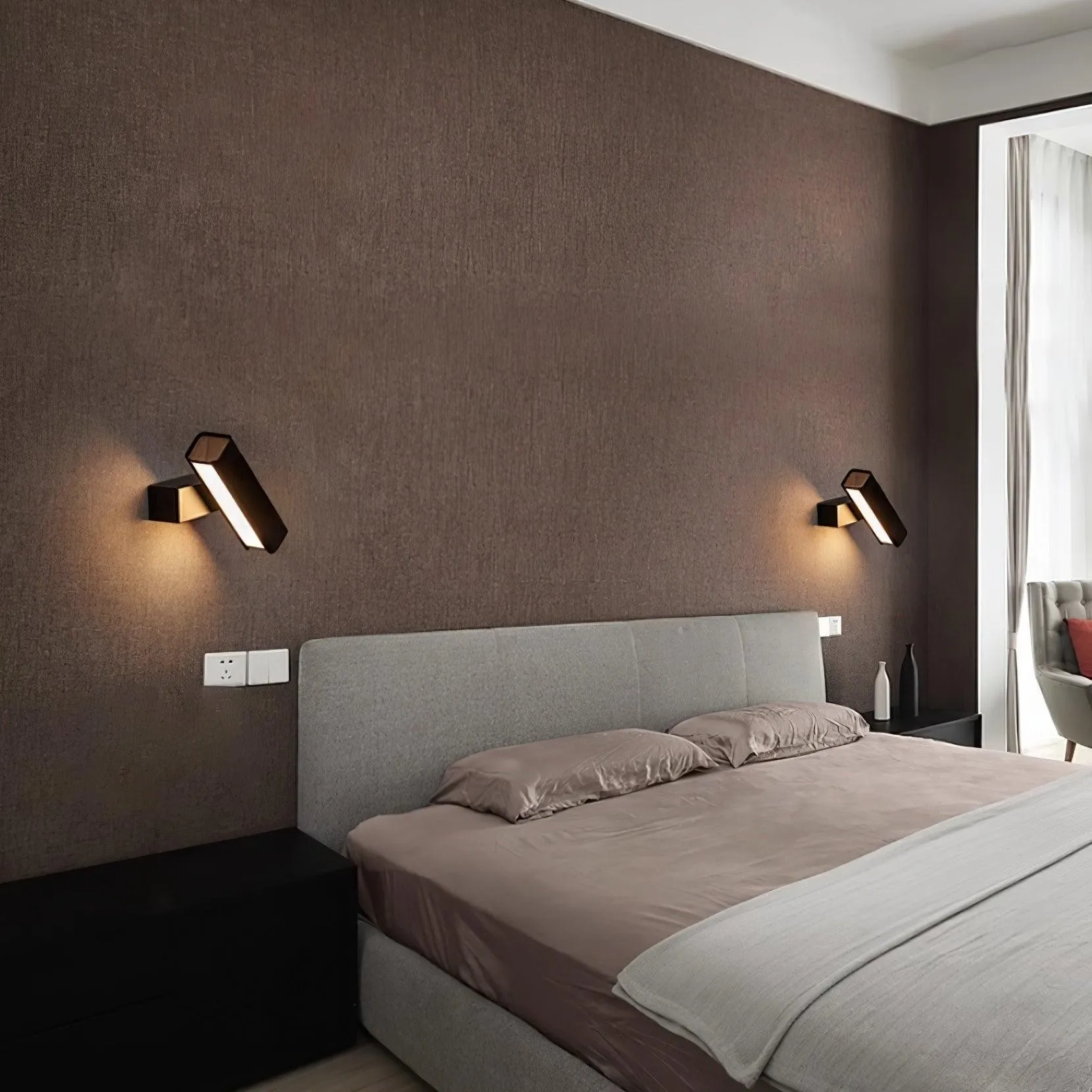 Nordic Art Bedroom Wall Lamp KL528
