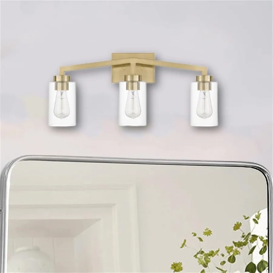 Industrial Cylindrical Brass Wall Lamp For Bathroom KL77