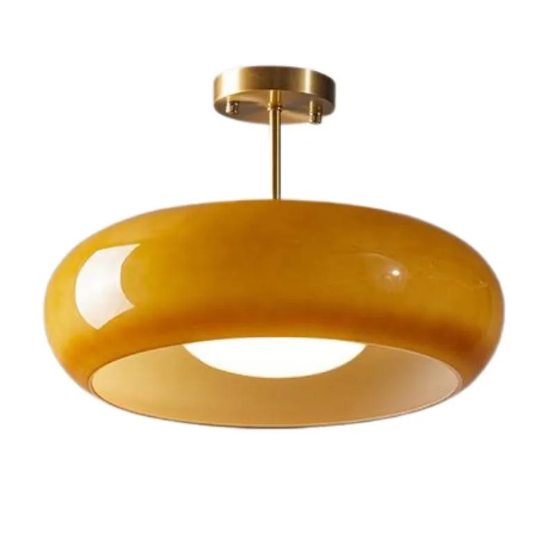 Bauhaus Style Vintage Glass Ceiling Light KL49