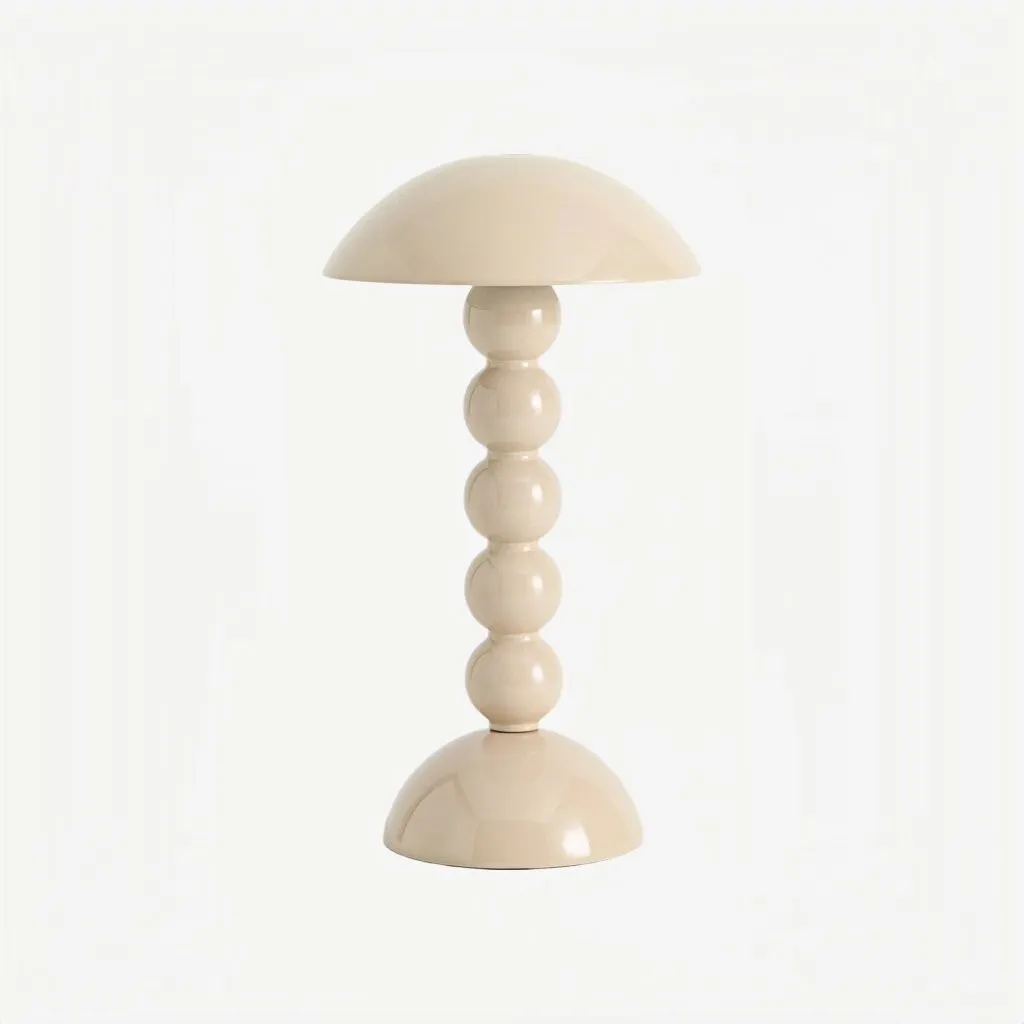 Modo LED Table Lamp - Orb-Stacked Base Mushroom Shade Perfect for Living Room or Bedroom KL1653