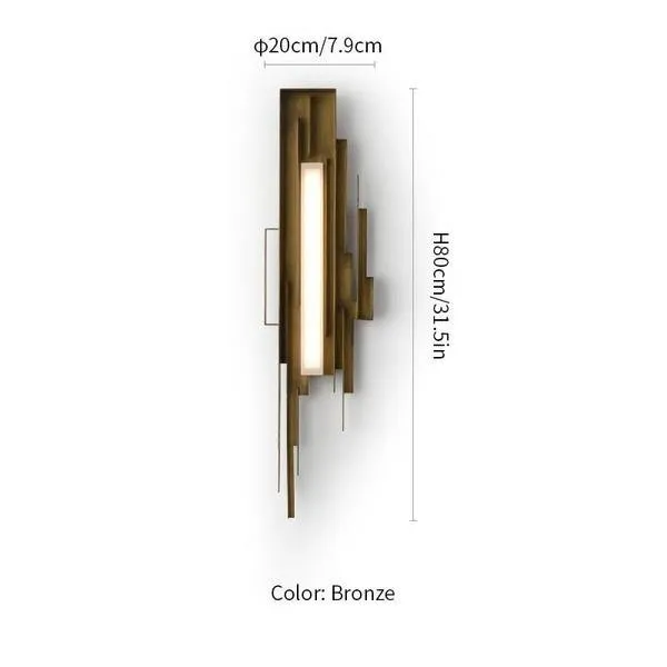 Metal Sculpted Sconce