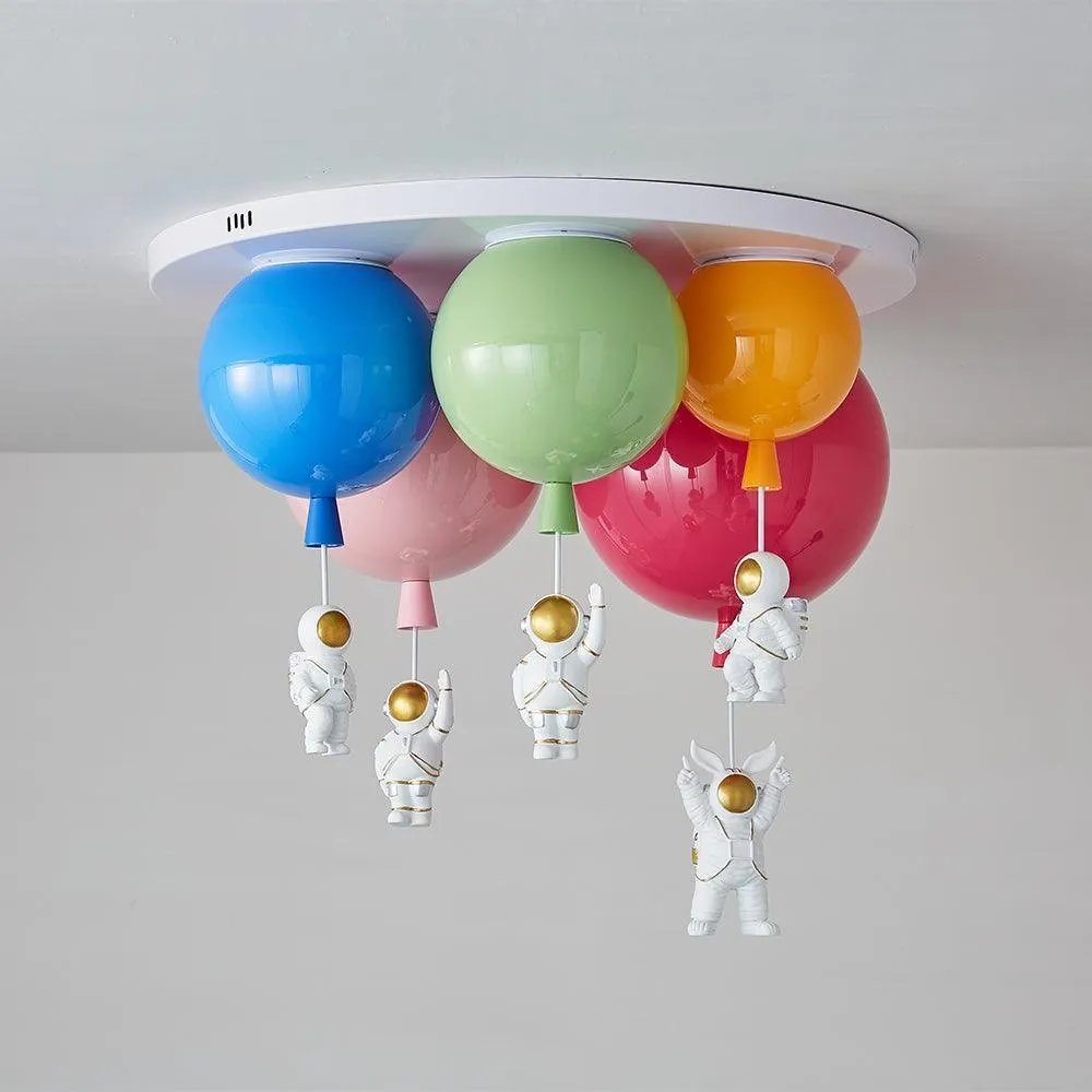 Astronaut Glossy Balloon Ceiling Lamp KL231