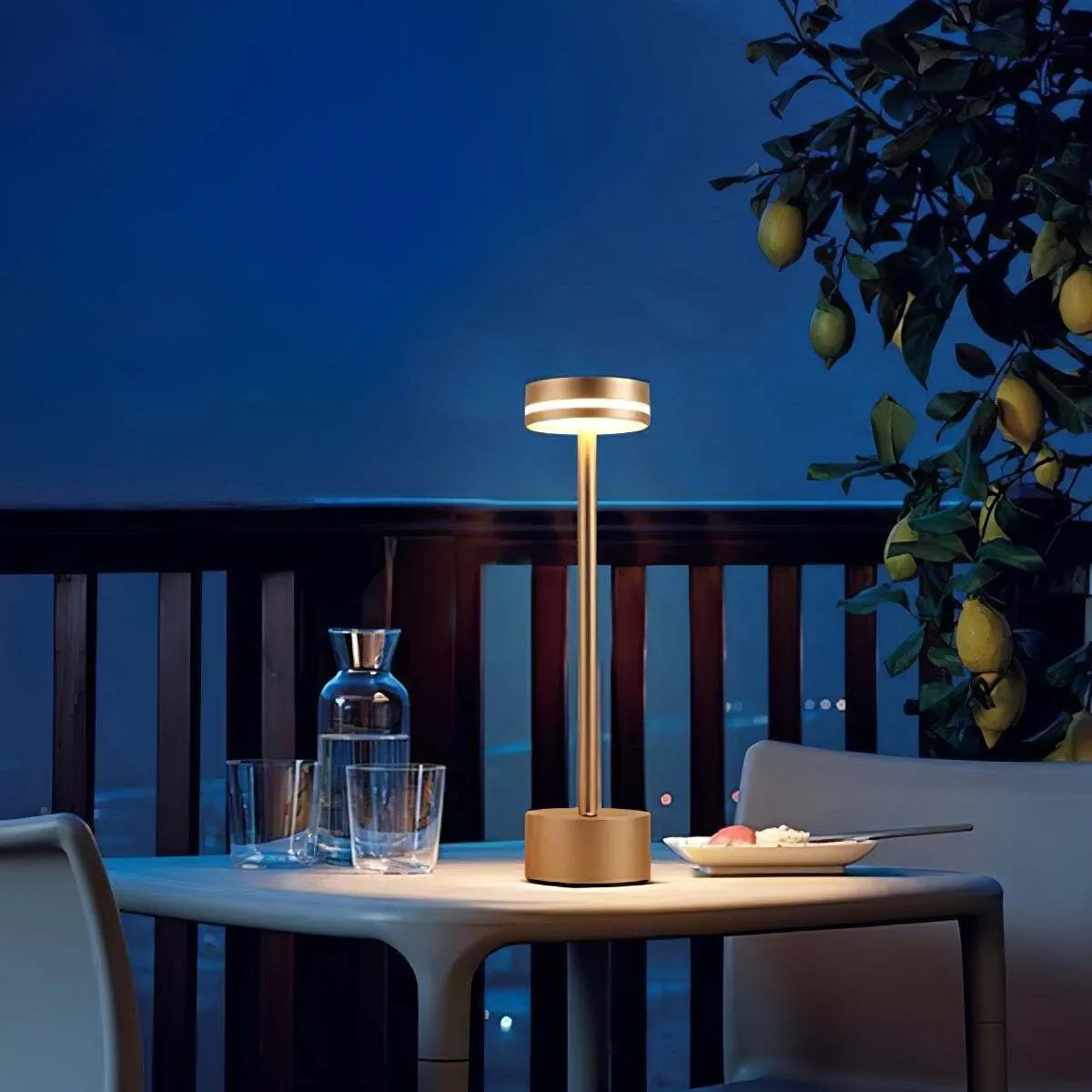 Frisbee Portable Touch Cordless LED Desk Lamp KL43