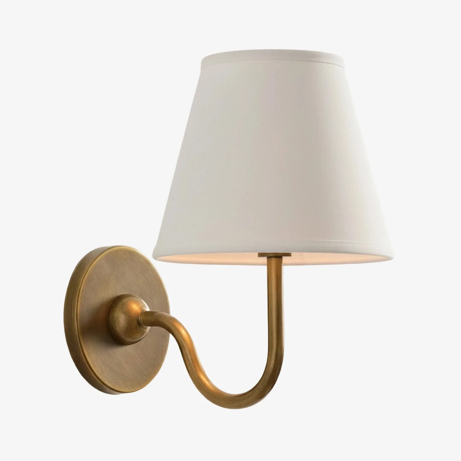 Luvora Vintage Pleated Shade Wall Lamp - Refined Linen Sconce For Bathroom or Corridor KL1272