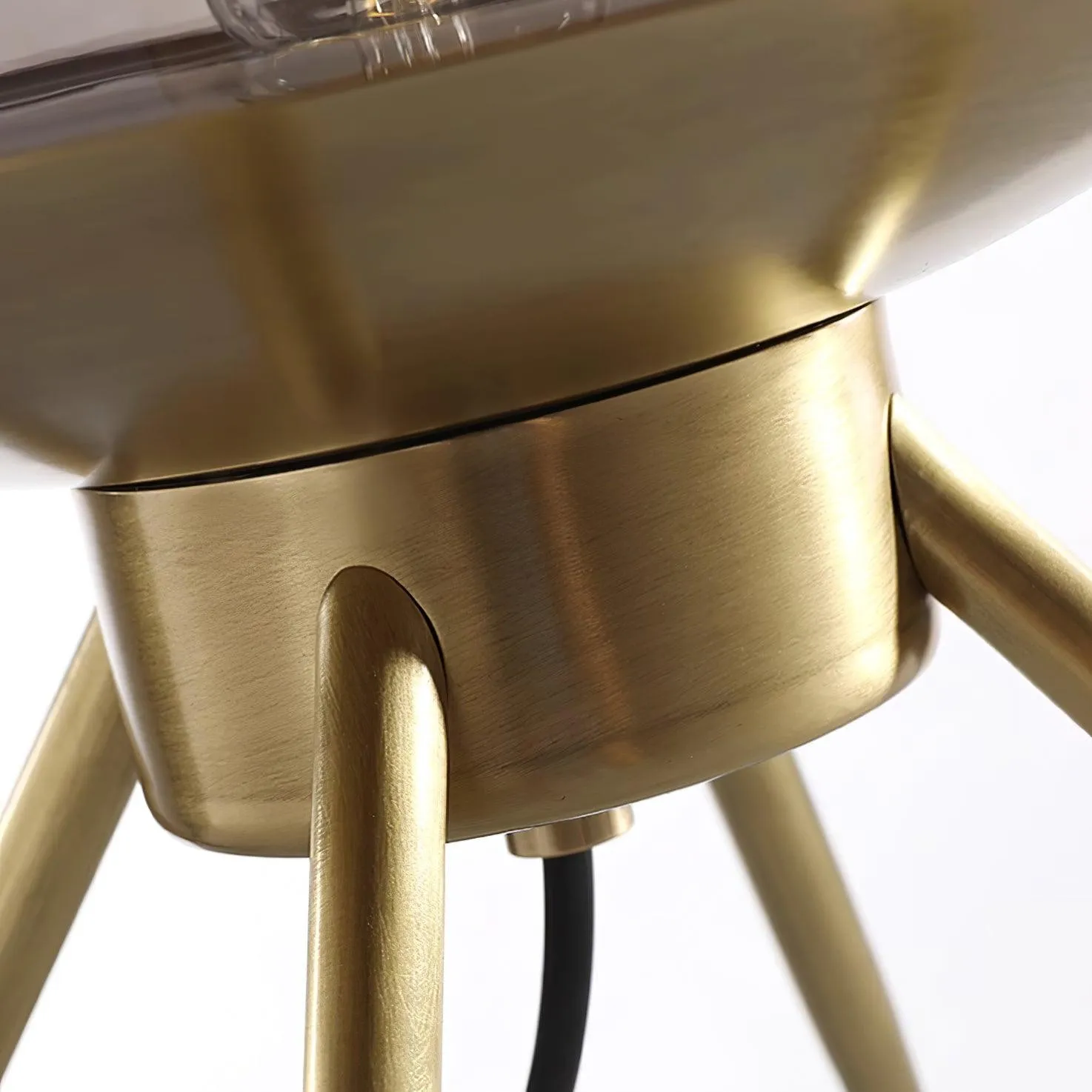 Luxury Personality Colored Glass Cover Tall Table Lamp KL499