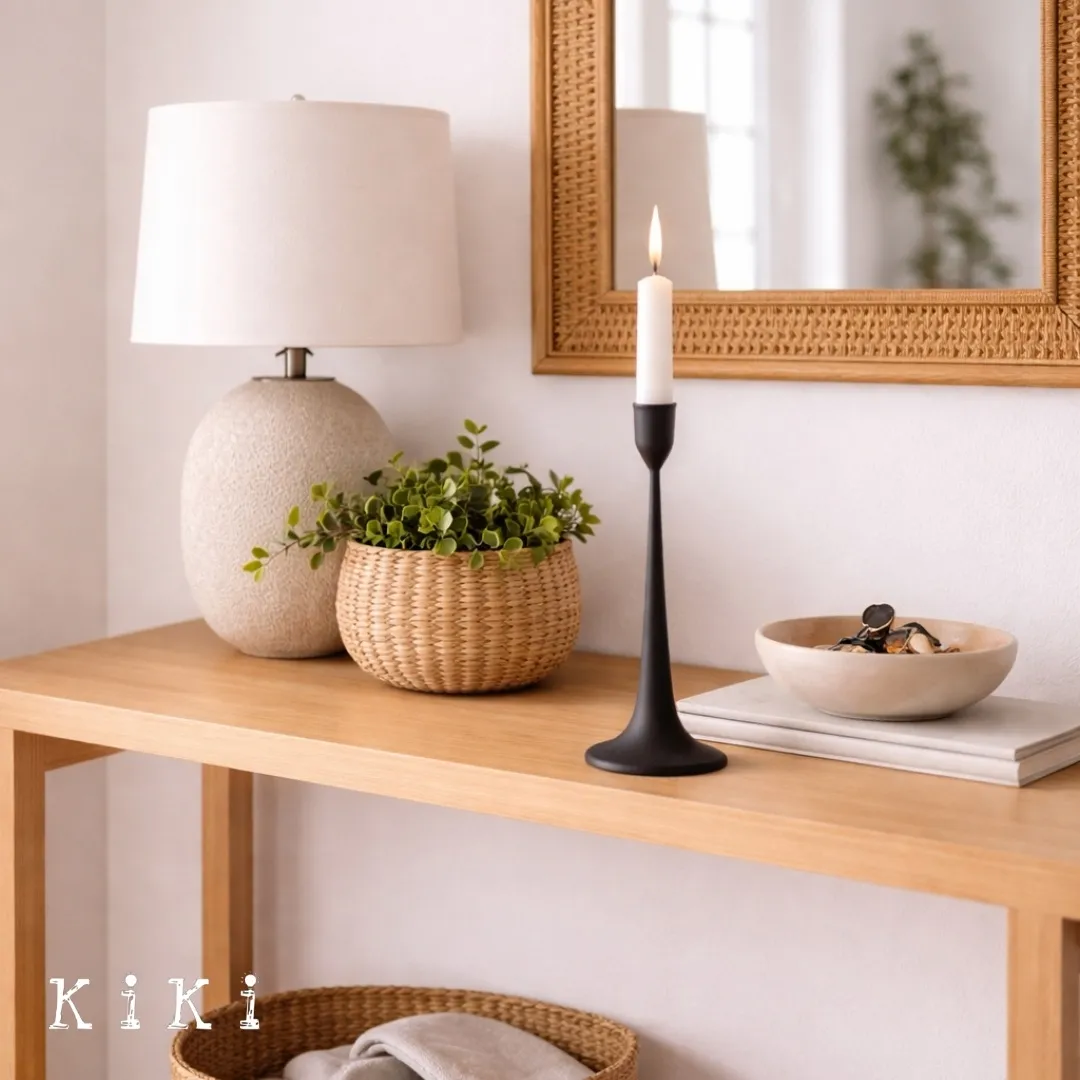 Tegna Modern Tall Candle Holders Elegant Slim Profile Design - Centerpiece And Interior Styling KL2349