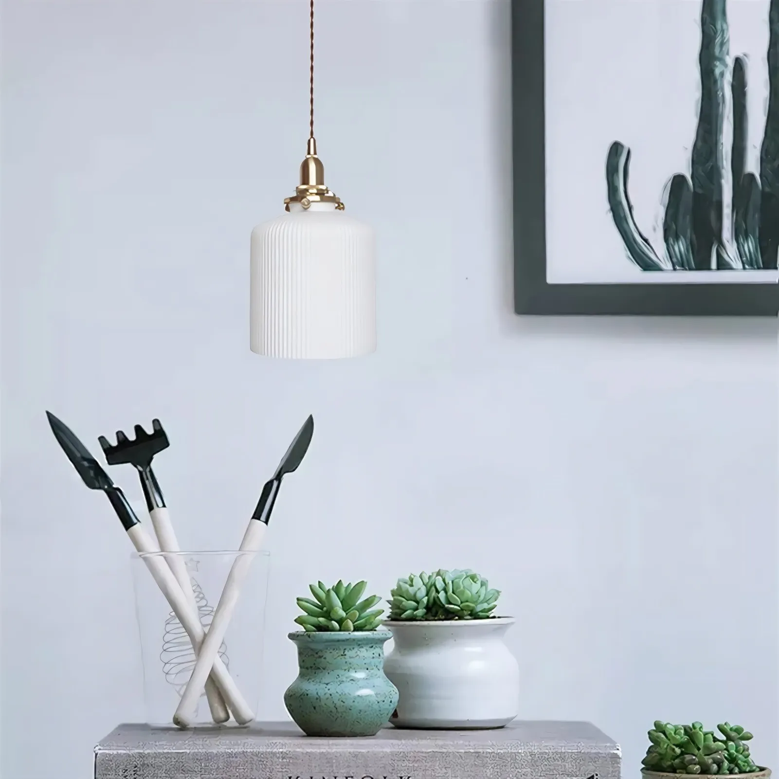 Sjöborre art deco pendant light