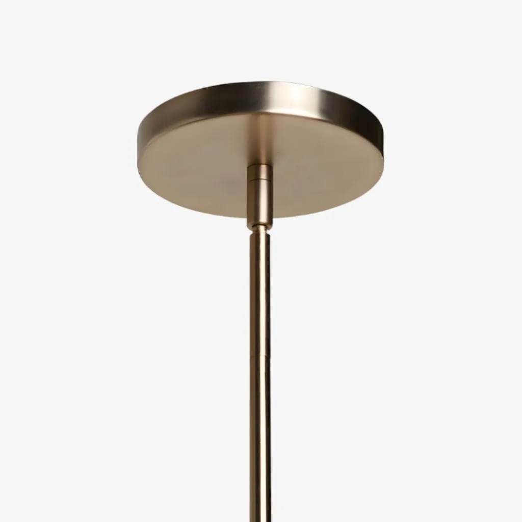Kysara Linear Chandelier - Curved Lamp Arms and Fabric Shades are Suitable for Living Rooms KL1637