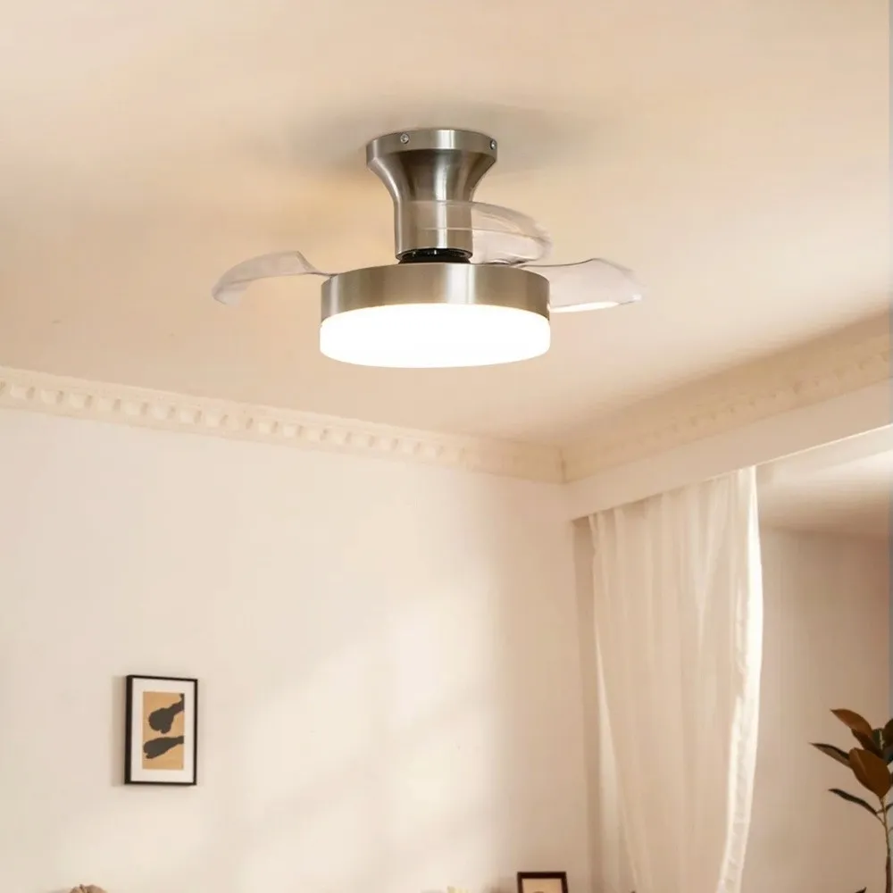 Retro Silent Invisible Led Ceiling Fan Light KL941
