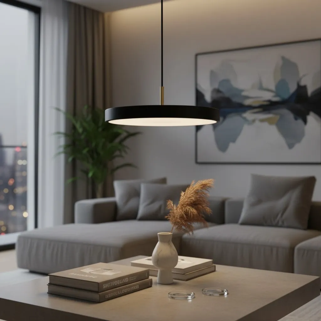 Astris Modern Asteria Pendant Light - Fluid Round Design Pendant Light for Dining Room KL2332