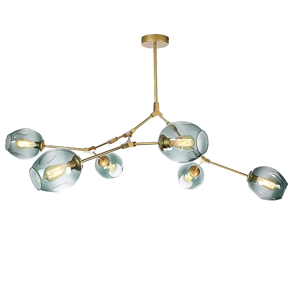 Branching bubble chandelier