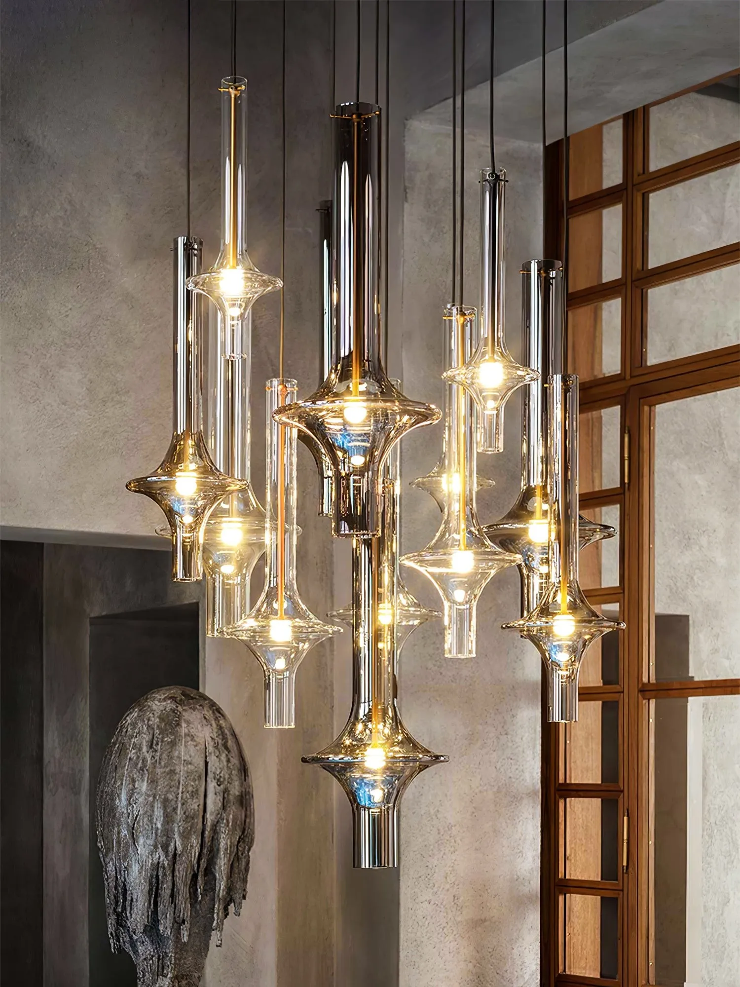 Modern Creative Glass Tube Pendant Lamp KL762
