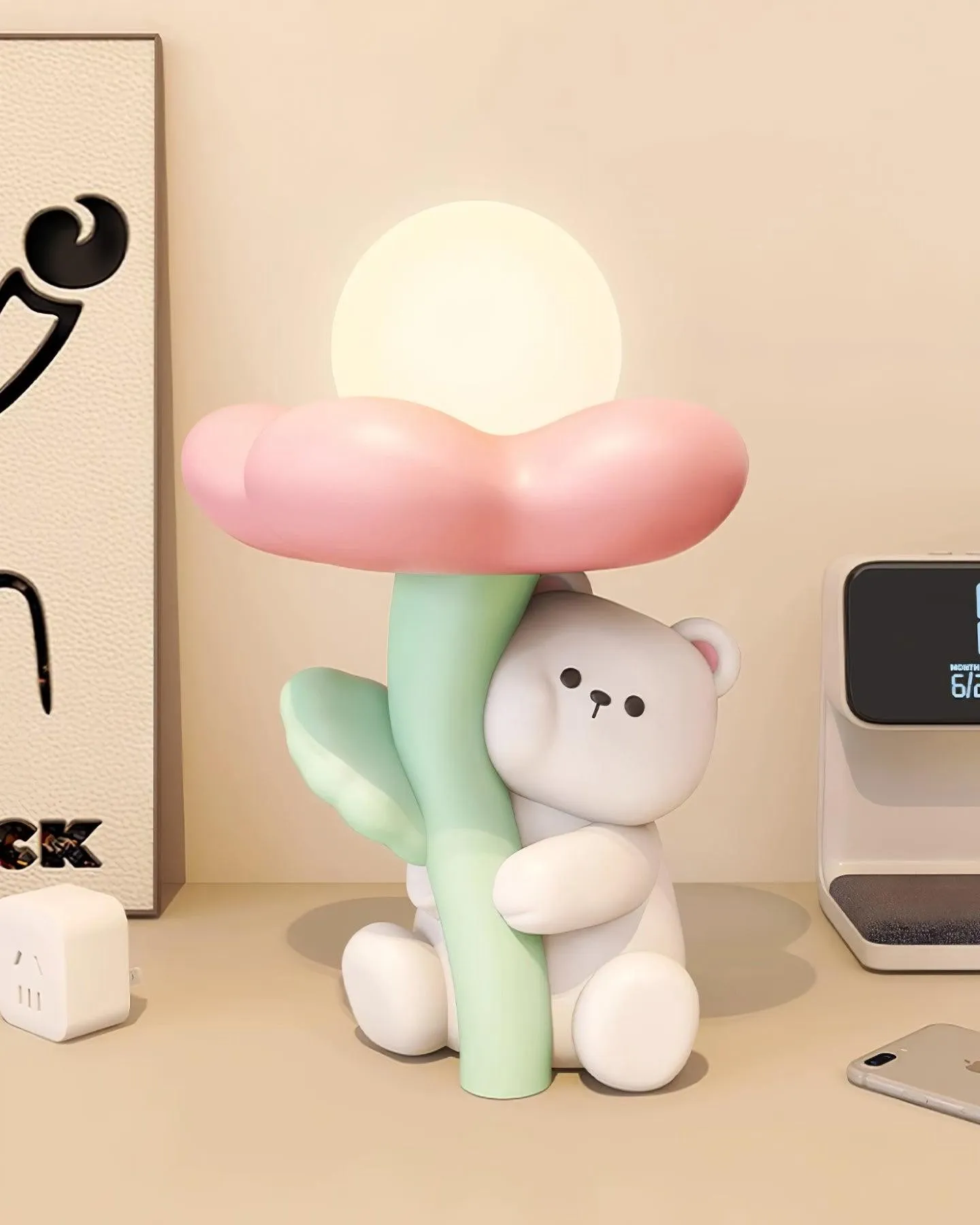 Cute Bear Resin Table Lamp KL821