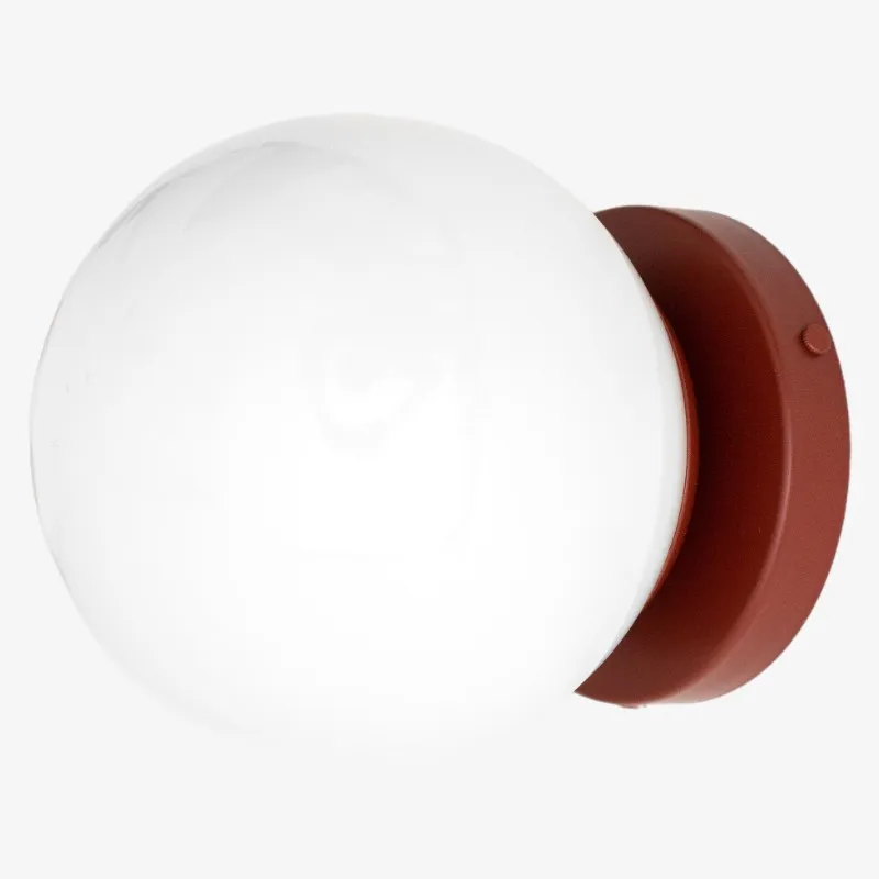 Glorica Glass Globe Wall Sconce - Multi-Color Modern Minimalist Light KL1495