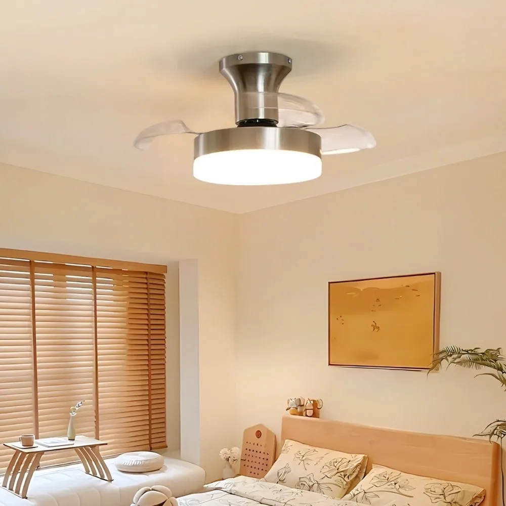Retro Silent Invisible Led Ceiling Fan Light KL941