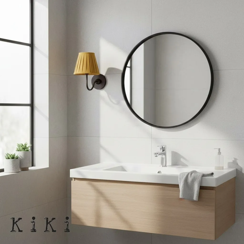 Luvora Vintage Pleated Shade Wall Lamp - Refined Linen Sconce For Bathroom or Corridor KL1272