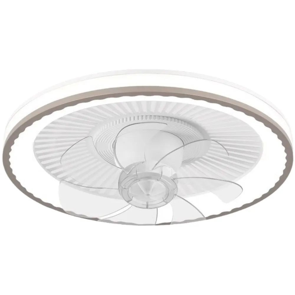 Modern Round Led Low Profile Ceiling Fan Light KL938