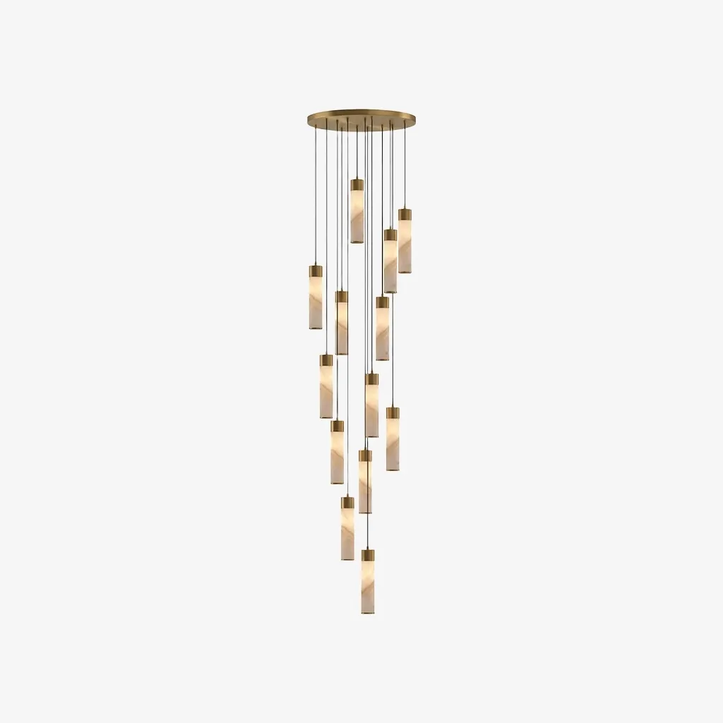 Solaryx Minimal Cylindrical Silhouette Pendant Light - Modern Style Lamp for Kitchen KL2282