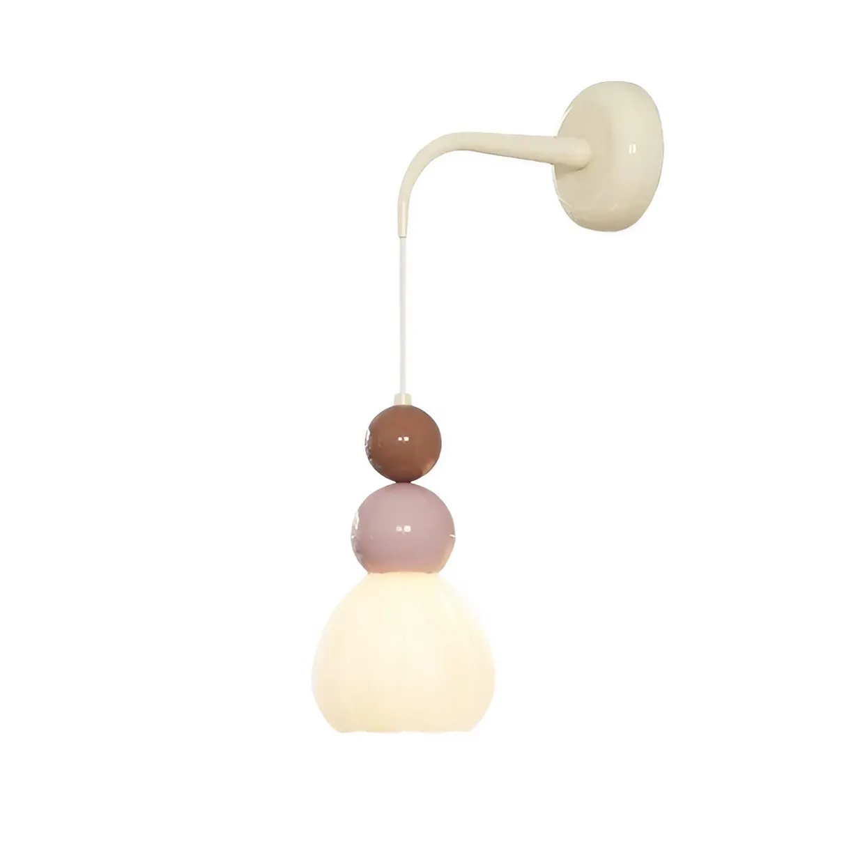 French Style Ice Cream Globe Wall Light KL134