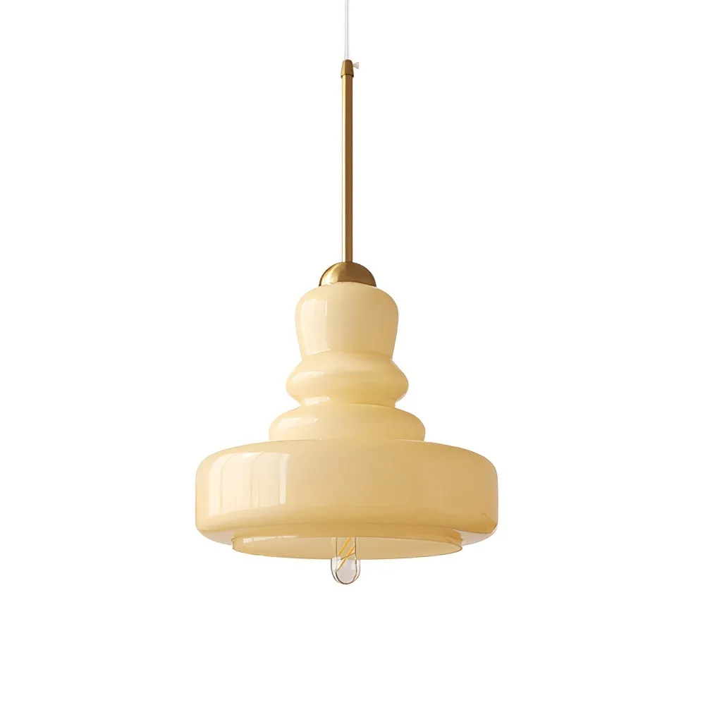 Mid Century Modern Gourd Glass Pendant Light KL132