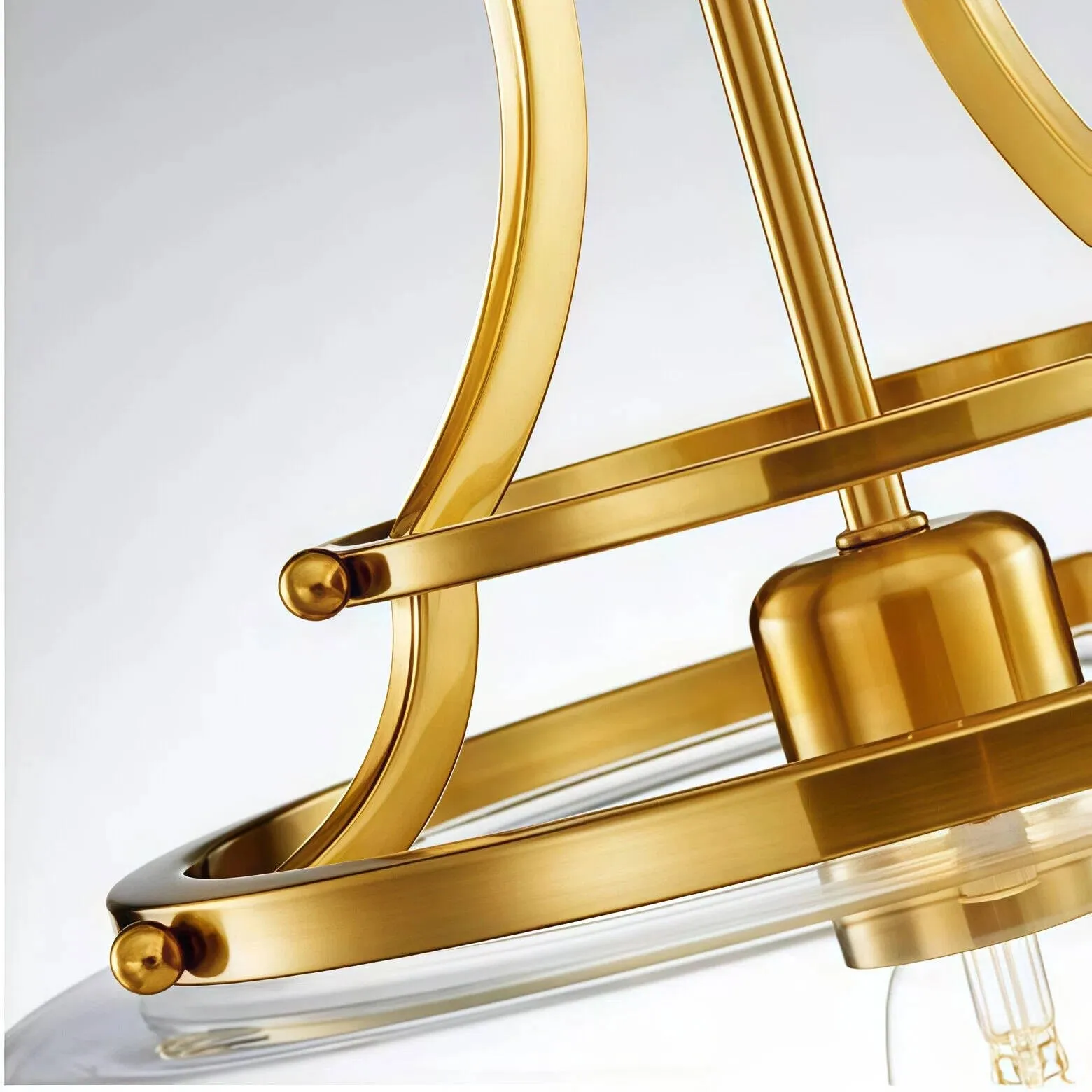 Lirra Round Glass Pendant Light - Lighting for Versatile Indoor Use KL2216