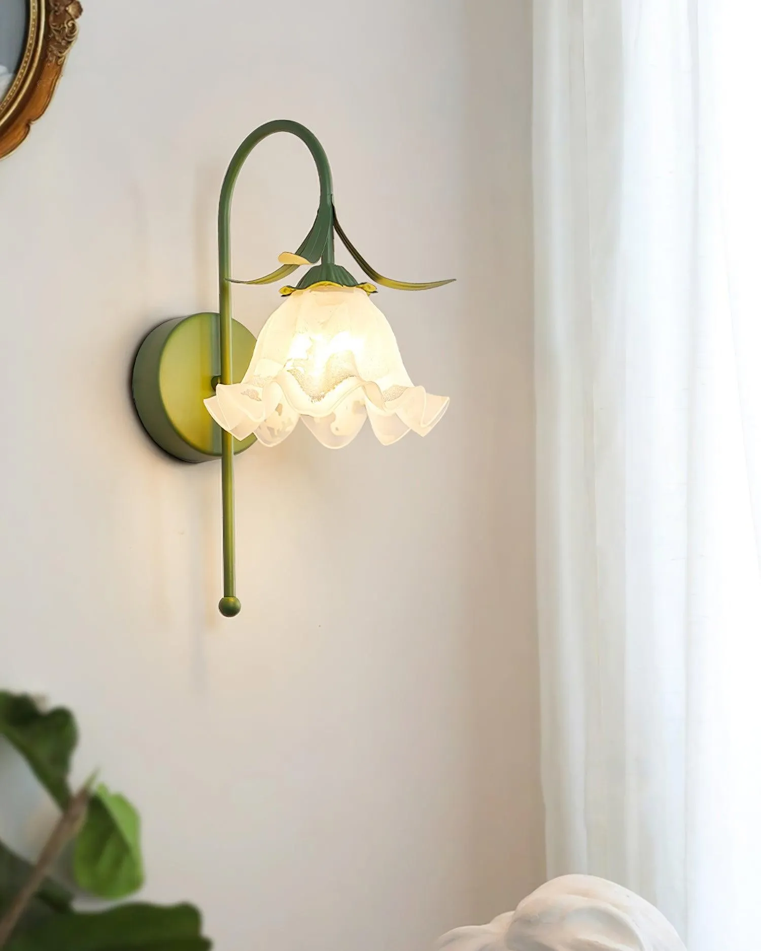 French Cream Style Flower Wall Lamp KL473