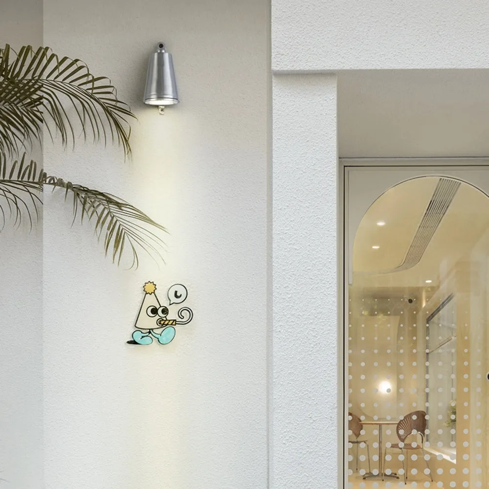 Industrial Metal Bell-Shaped IP65 Waterproof Outdoor Wall Light D876