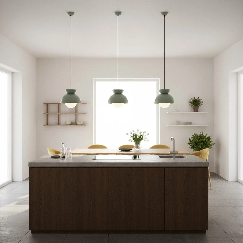 Aurelia Modern Dome Pendant Light - Sculptural Nordic Design KL1703