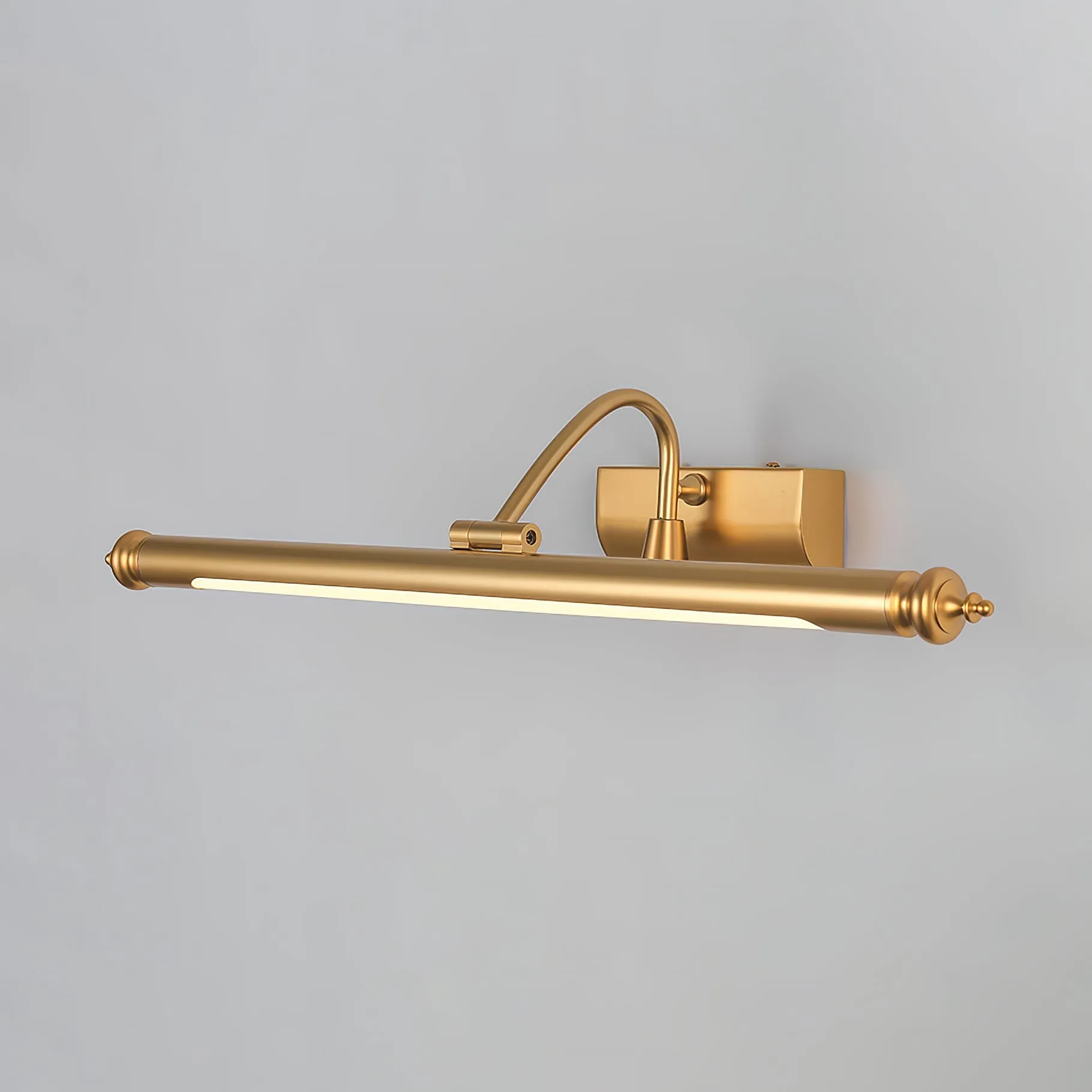 Mirror Front LED Brass Wall Lamp KL352