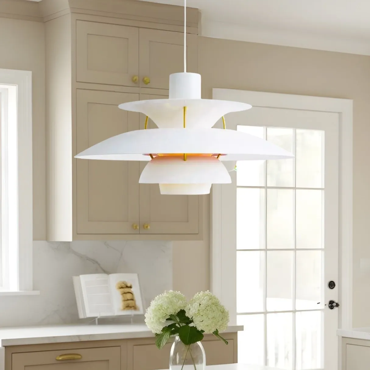 Scandinavian Multilayer Metal Pendant Light