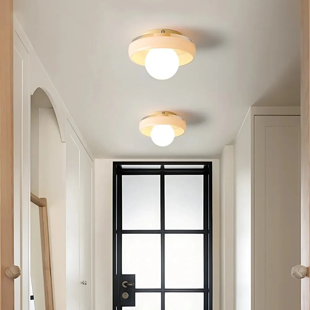 Colorful Glass Disc Orb Wall Ceiling Lamp KL915