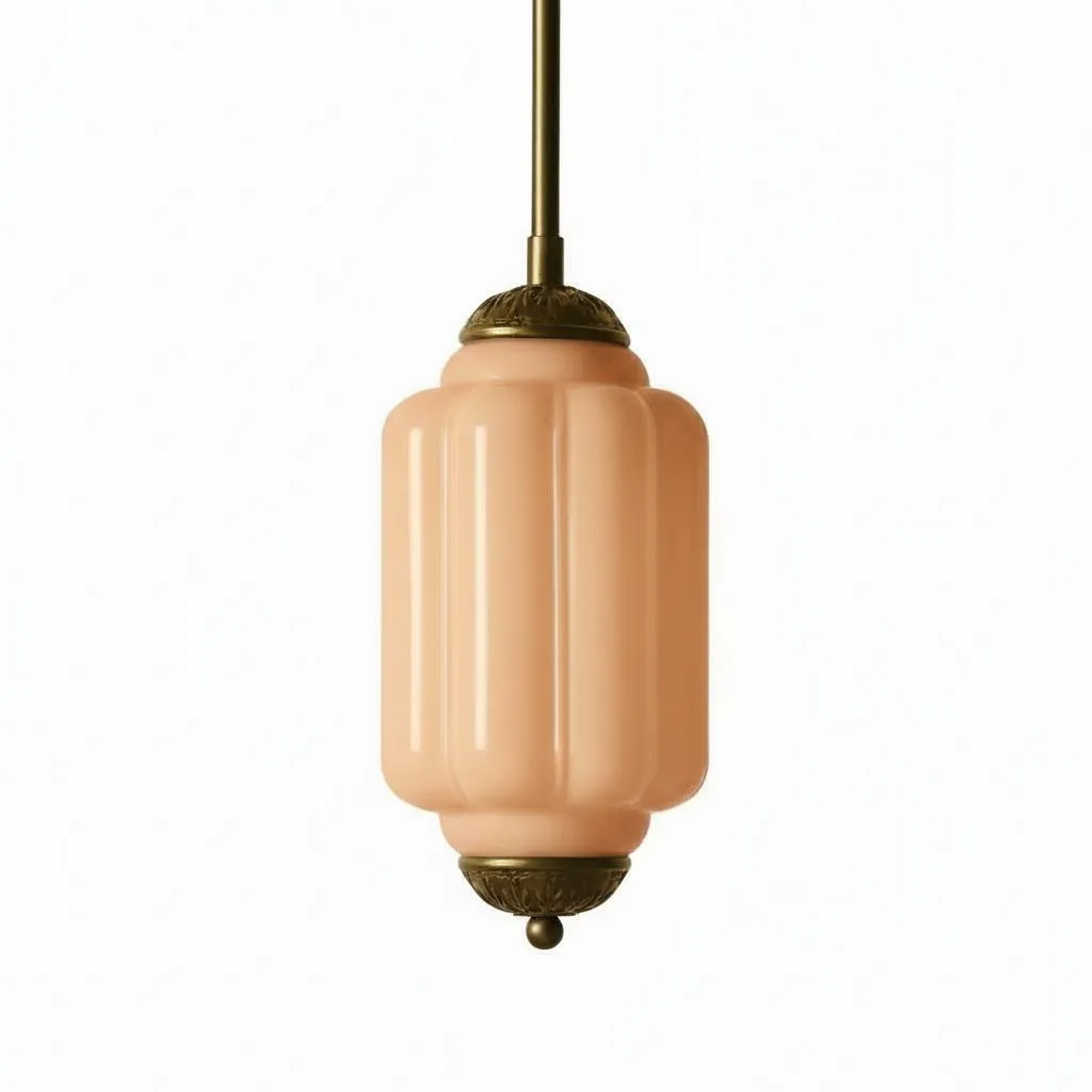Eloise Simple Glass Irregular Lantern Pendant Lamp KL828