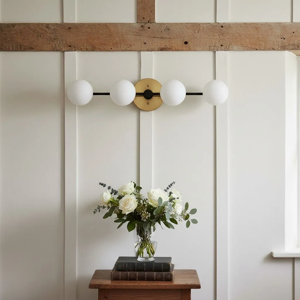 Glorica Glass Long Vanity Light - Modern Minimalist Wall Sconce Design KL1425
