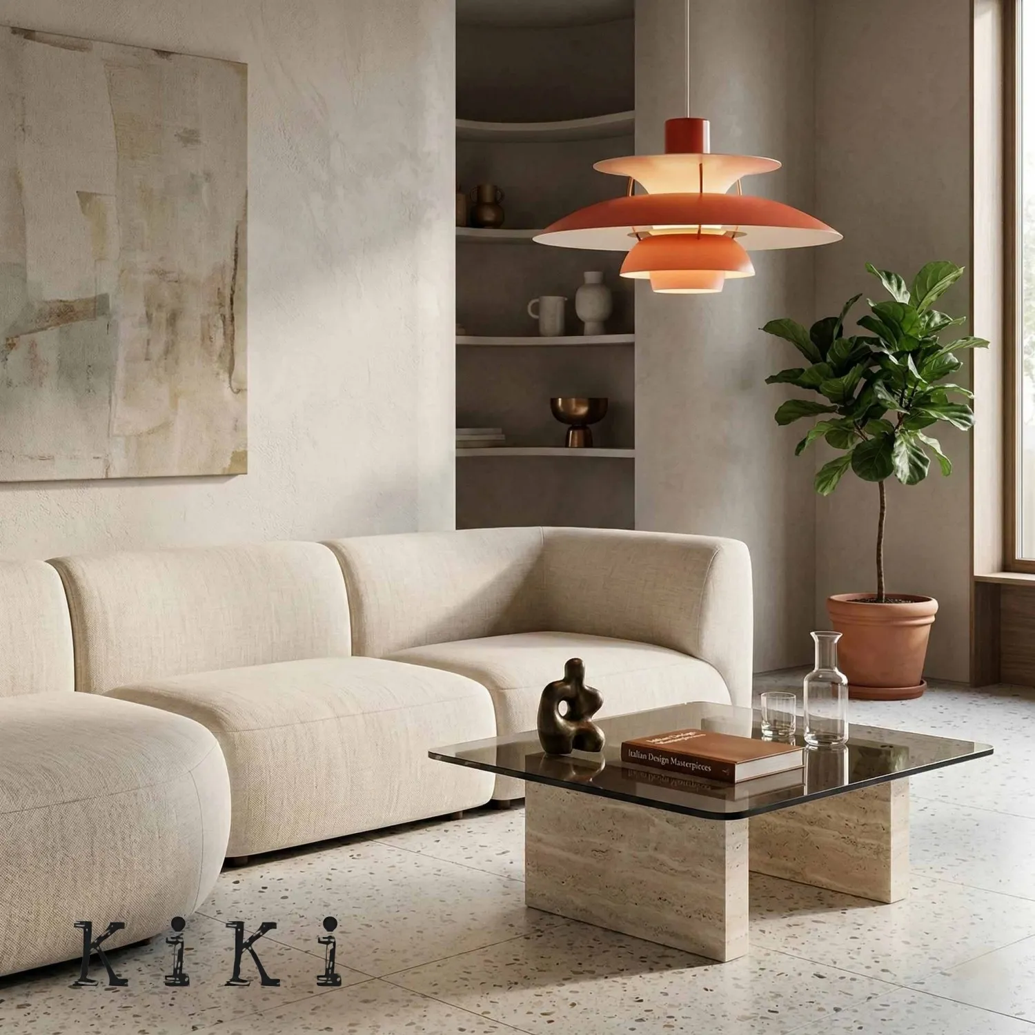 Scandinavian Multilayer Metal Pendant Light