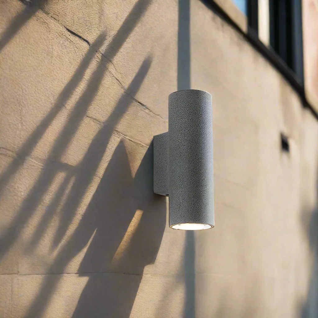 Midnight Glow Minimalist Cement Indoor Outdoor Wall Light D777