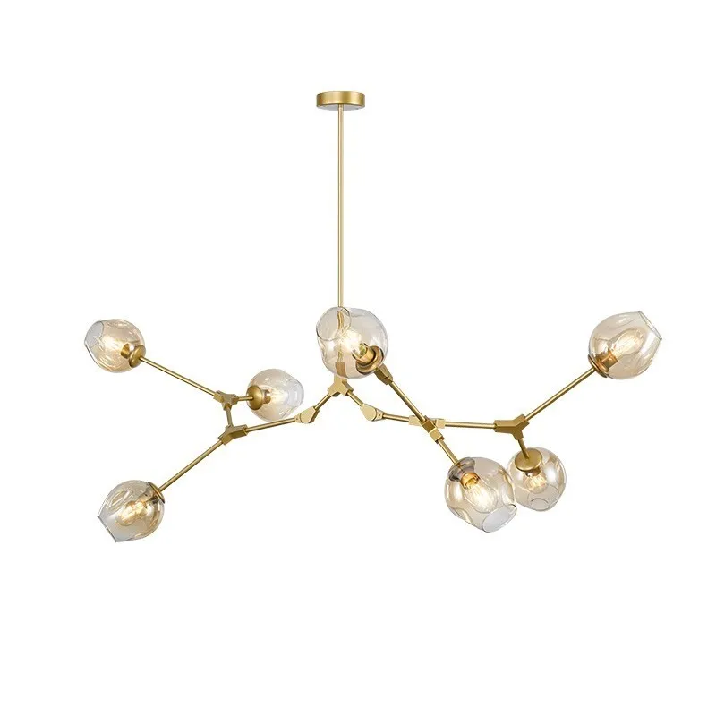 Branching bubble chandelier